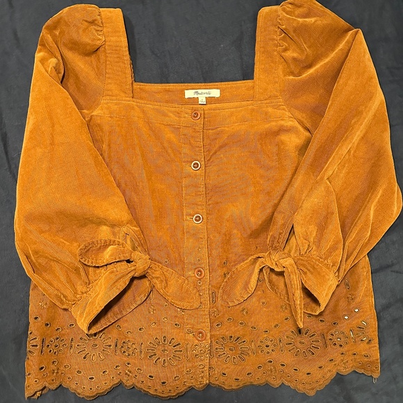 Madewell Tops - Madewell Square Neck Blouse, 100% Cotton